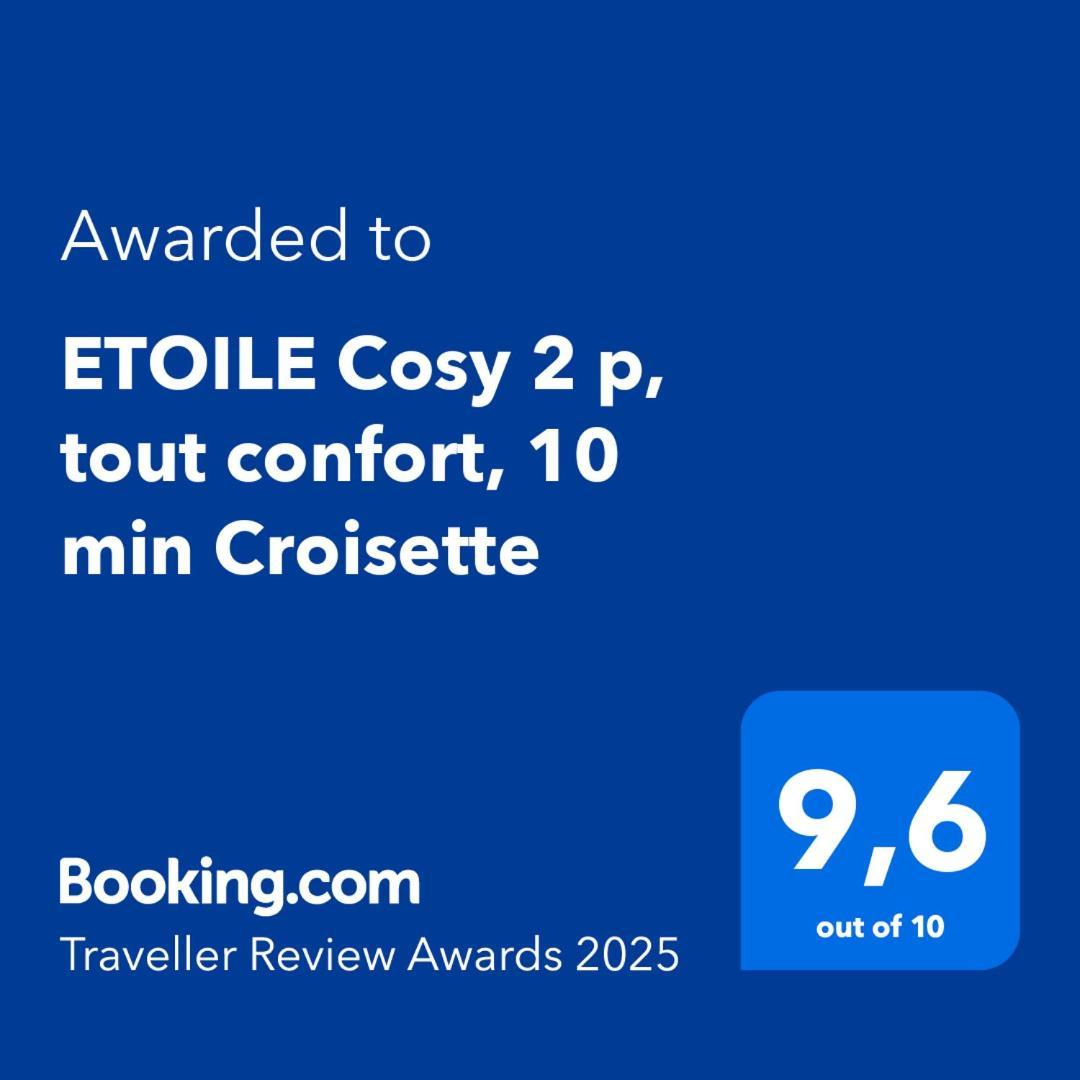 Etoile Cosy 2 P, Tout Confort, 10 Min Croisette Канны Экстерьер фото